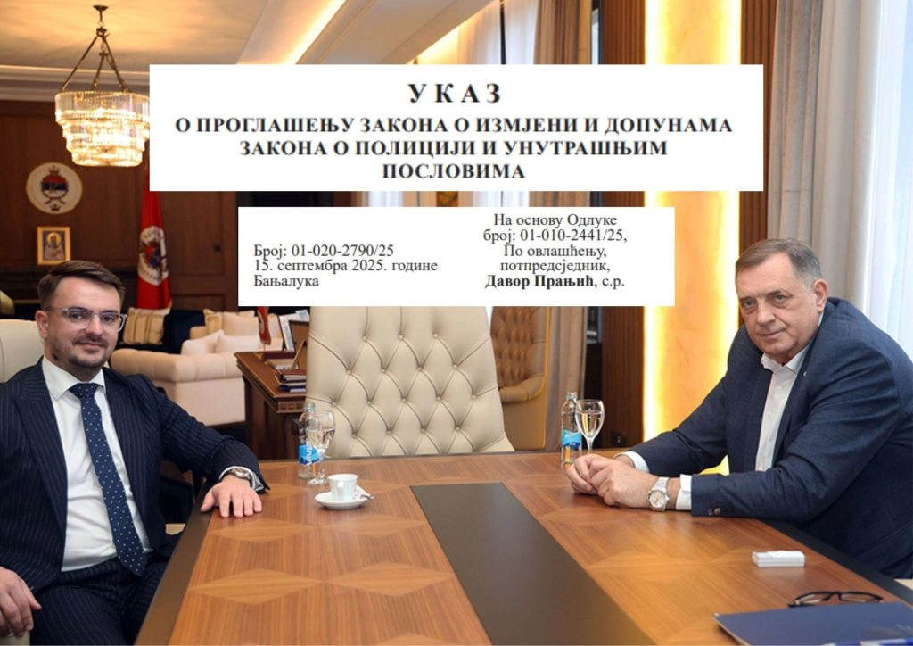 Dodik prebacio ovlasti na Pranjića pa poručio: Ja sam predsjednik